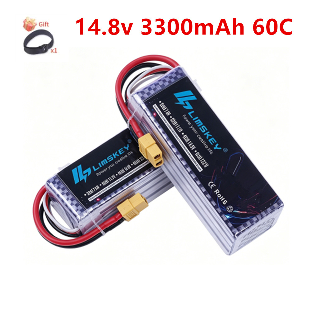 Rc Hobby Drone - Batteria LiPo 4S 14.8V 3300mAh 60C/80C