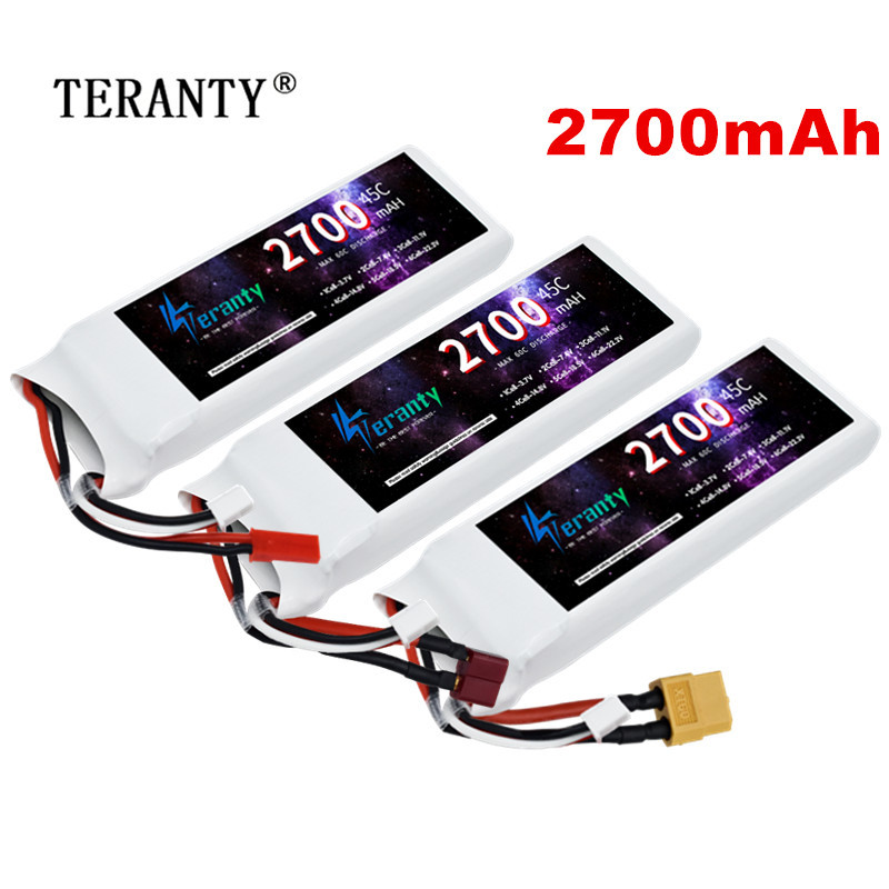 Rc Hobby Drone - 1/3PCS 2S 7.4V Lipo Batteria 2700mAh
