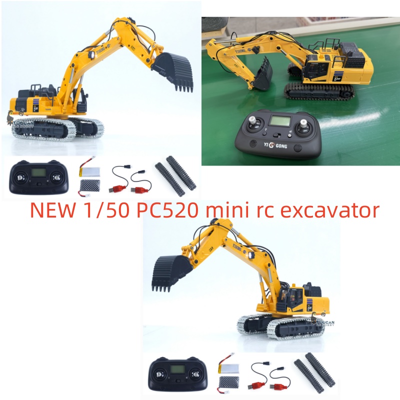 Rc Excavator Hobby - Mini Escavatore RC 1/50 PC520 Elettrico