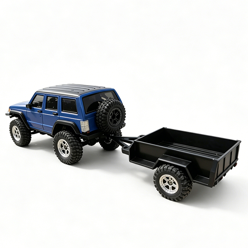 Hobby Rc Van - Rimorchio a 2/4 ruote con carico