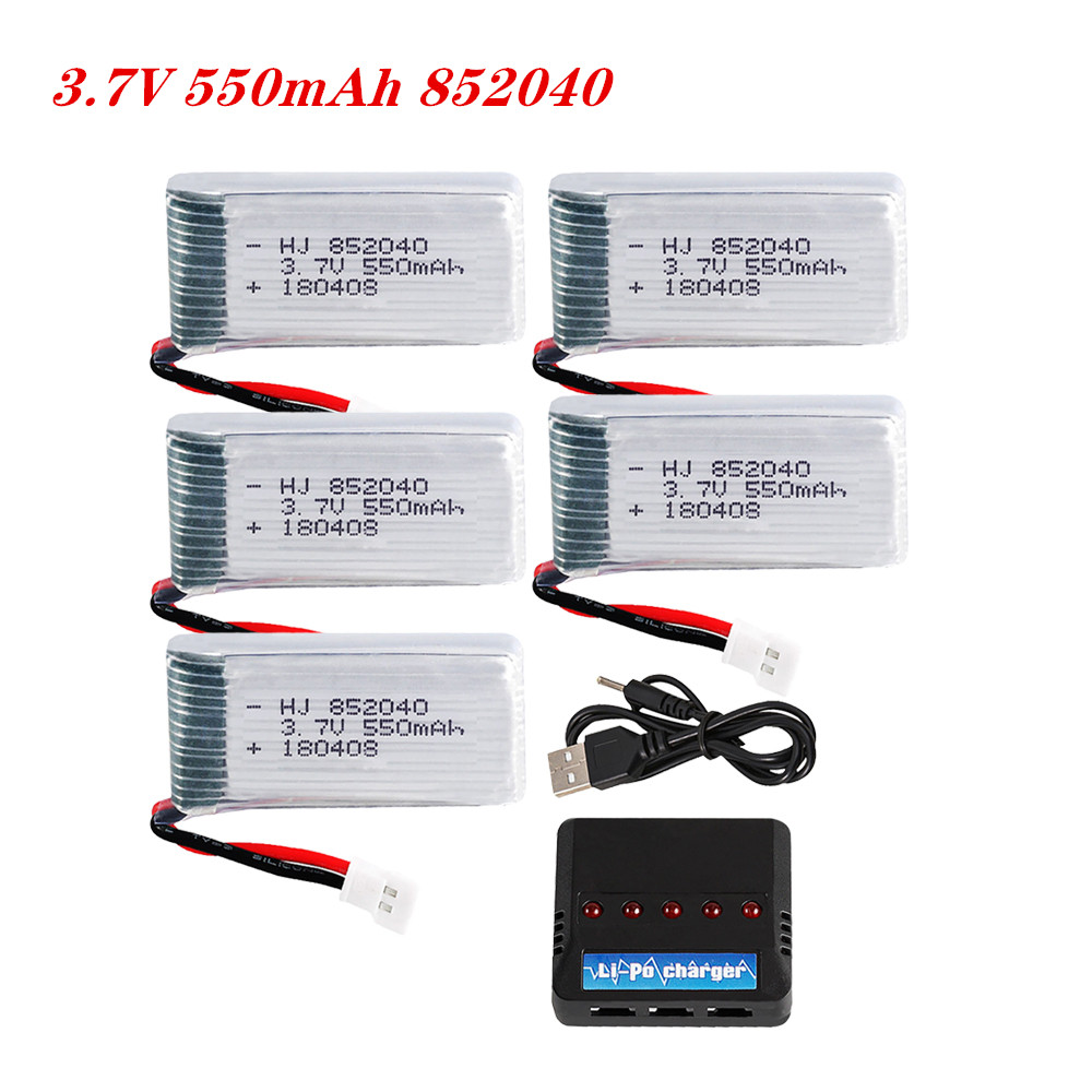 Rc Hobby Drone - Batteria Lipo da 3,7 V 550