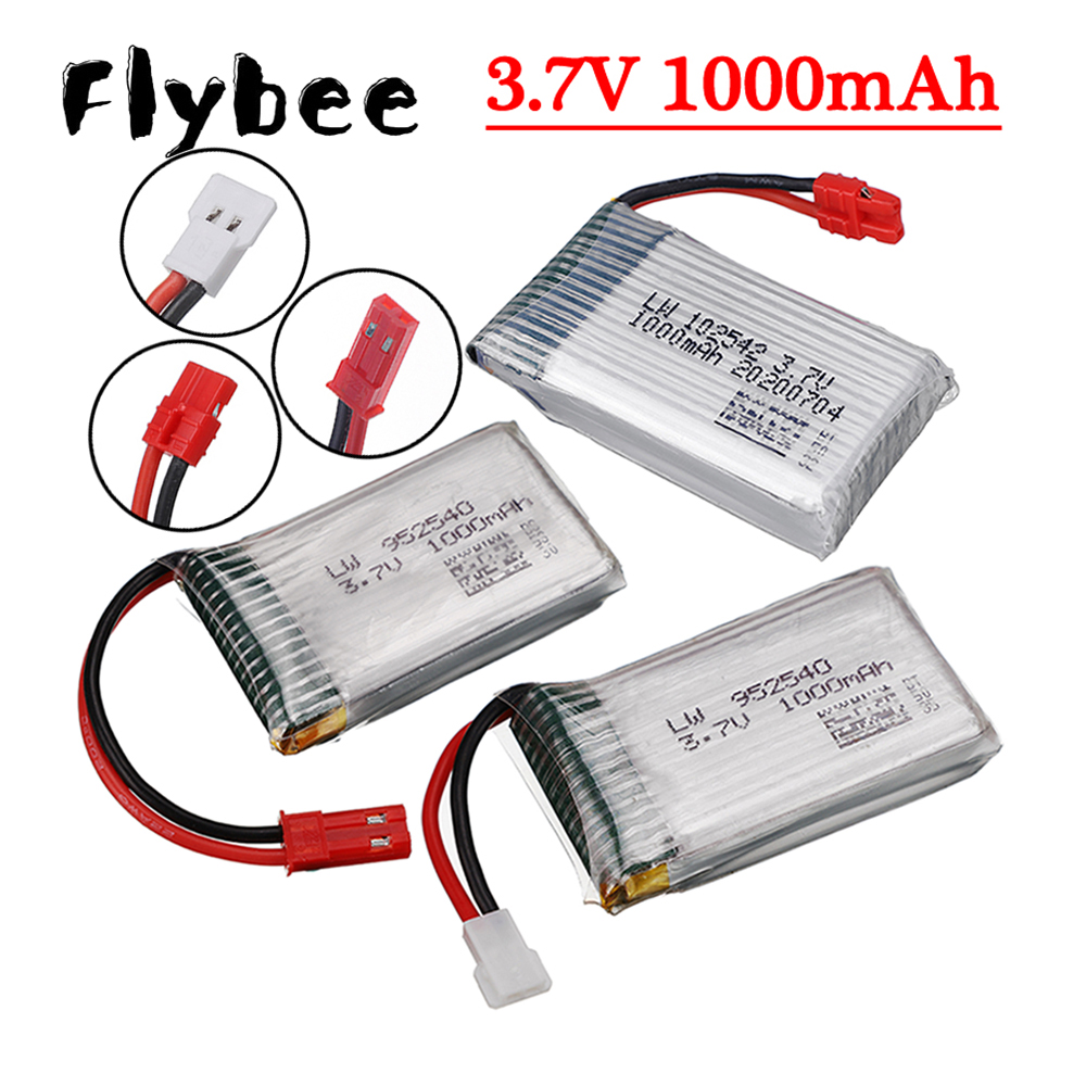 Rc Hobby Drone - Batteria Lipo 3.7V 1000mAh per Syma