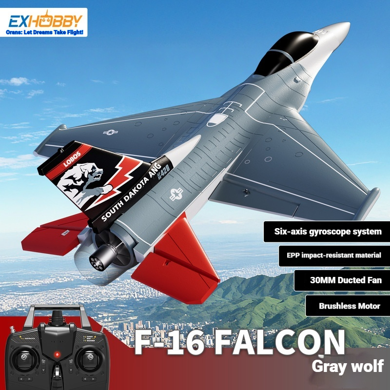 Rc Planes Horizon Hobby - Aereo RC Oulance F-16 con Motore