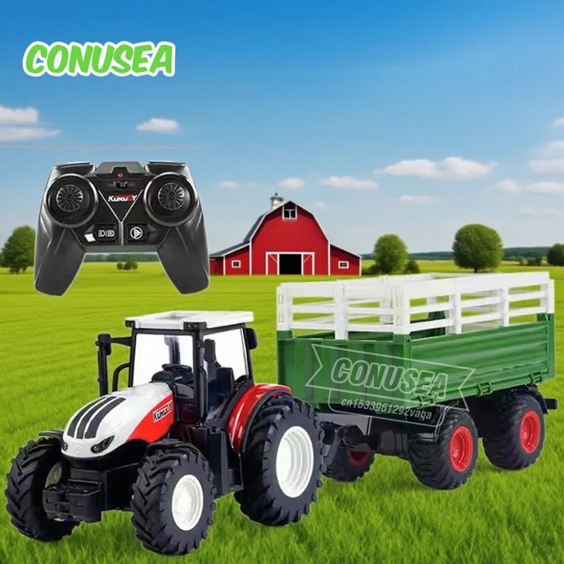 Hobby Rc Van - Trattore telecomandato RC camion agricolo rimorchio