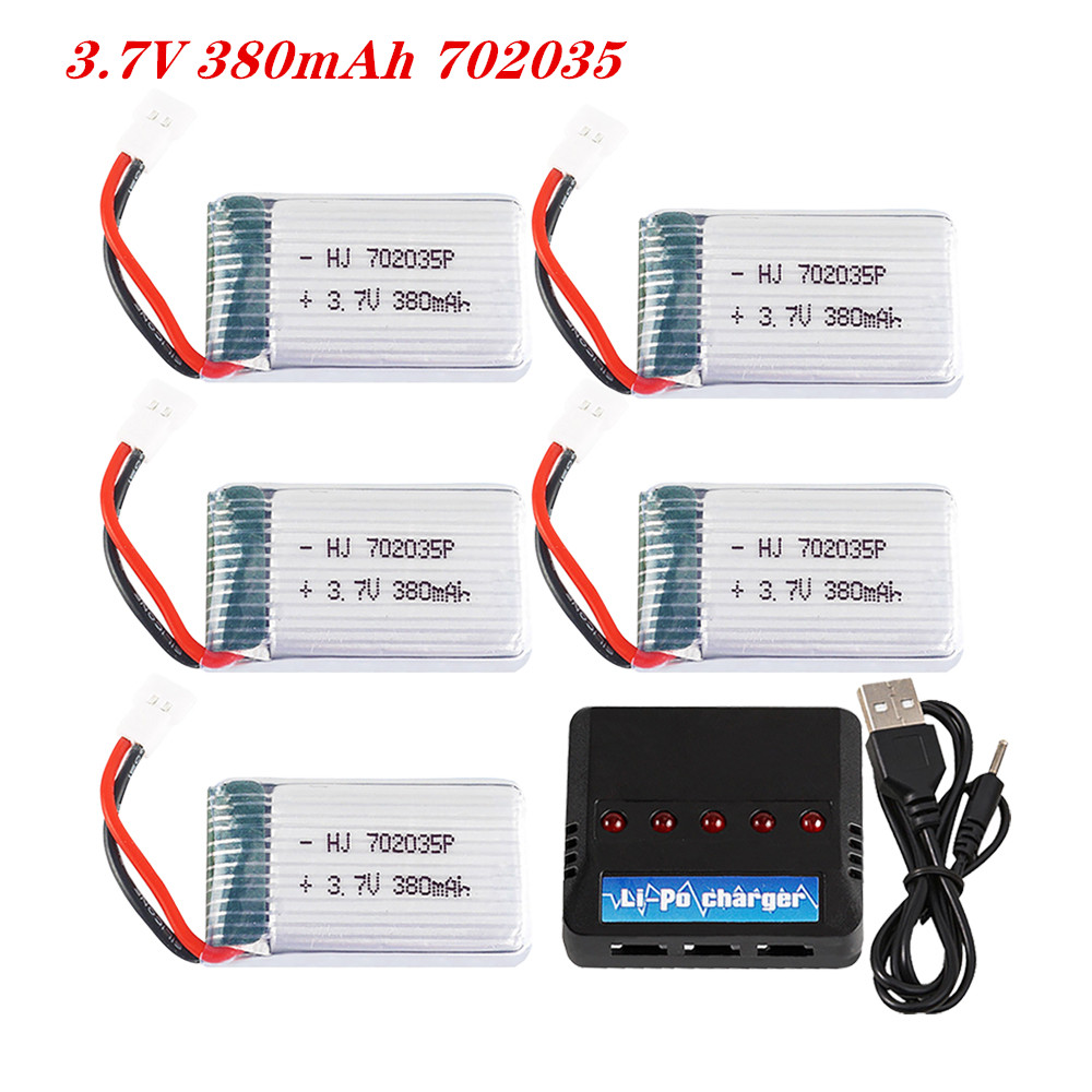 Rc Hobby Airplanes - 3,7 V 380 mAh 702035 Batteria
