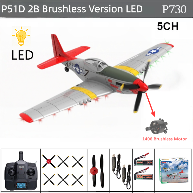 Il più nuovo aereo RC P51D Mus - Rc Planes Horizon Hobby recensione e prezzo