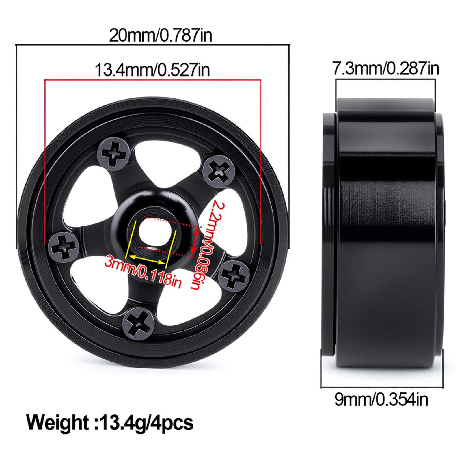 Cerchi RC in Lega di Alluminio - Rc Hobby Grade Crawler recensione e prezzo