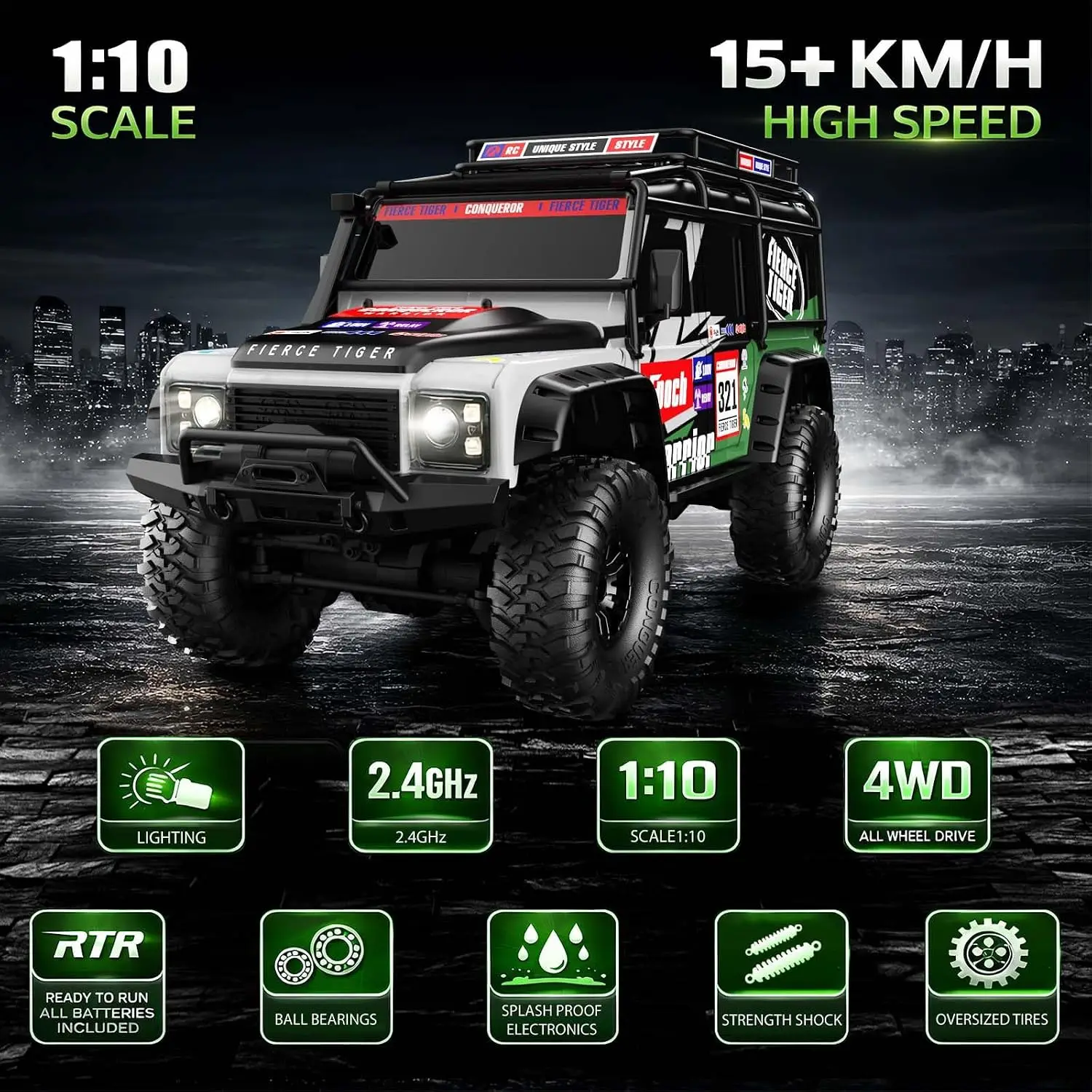 Auto RC Crawler in Scala 1/10  - Rc Hobby Grade Crawler recensione e prezzo
