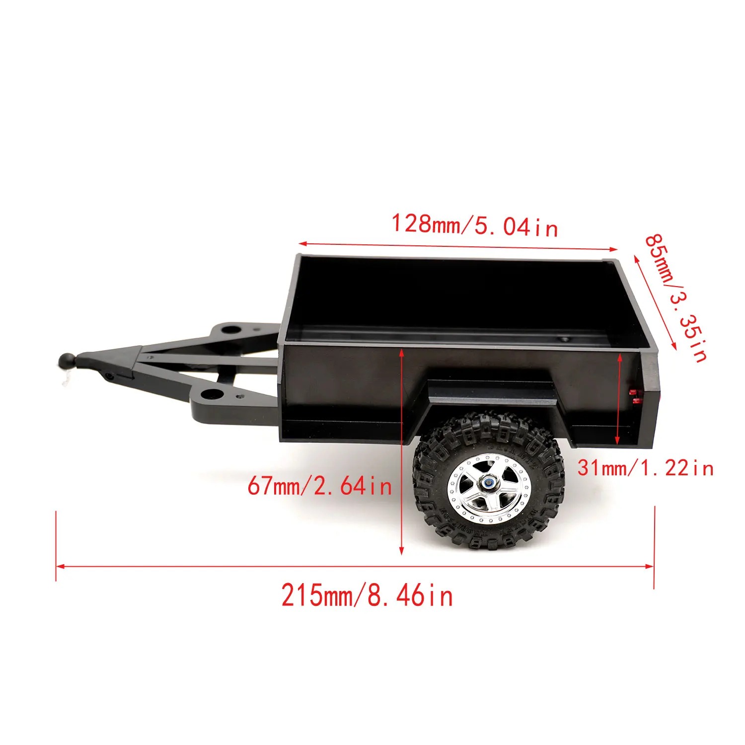 Rimorchio a 2/4 ruote con cari - Hobby Rc Van recensione e prezzo