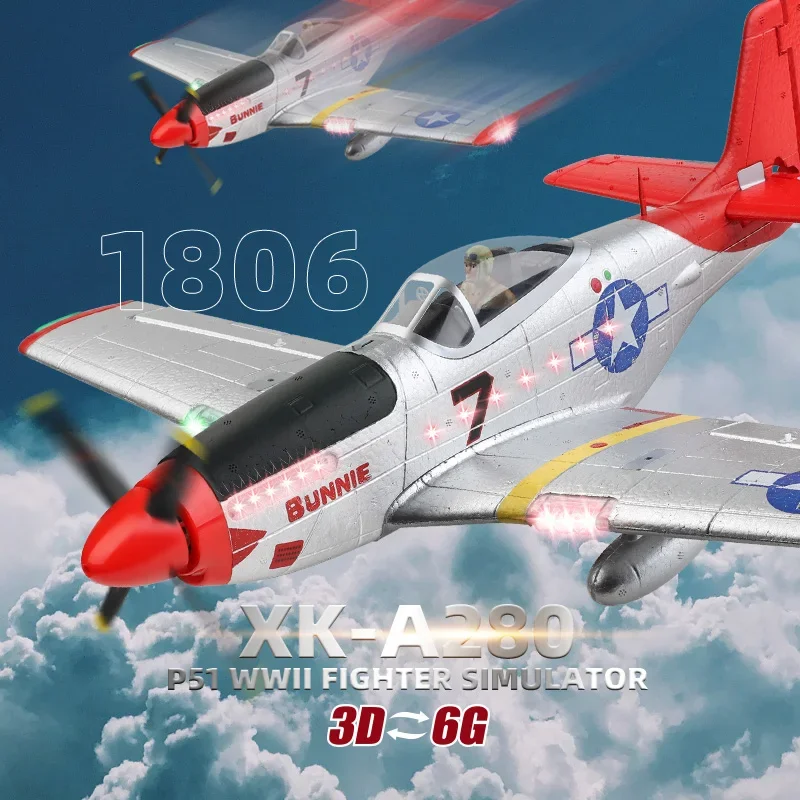 WLtoys XK A280 RC Aereo P51 Fi - Rc Planes Horizon Hobby recensione e prezzo