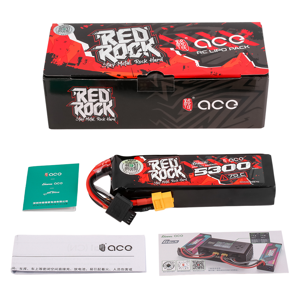 G-TECH ACE RedRock 5300mAh 70C - Rc Hobby Tech recensione e prezzo