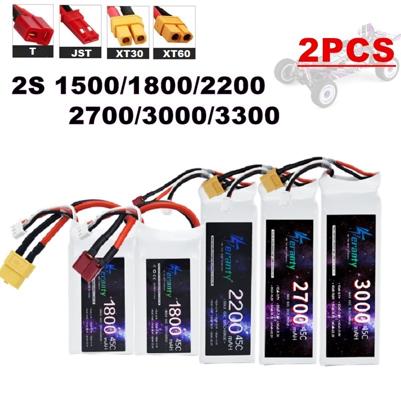 2PCS 7.4V Lipo 2S Batteria 150 - Rc Hobby Drone recensione e prezzo