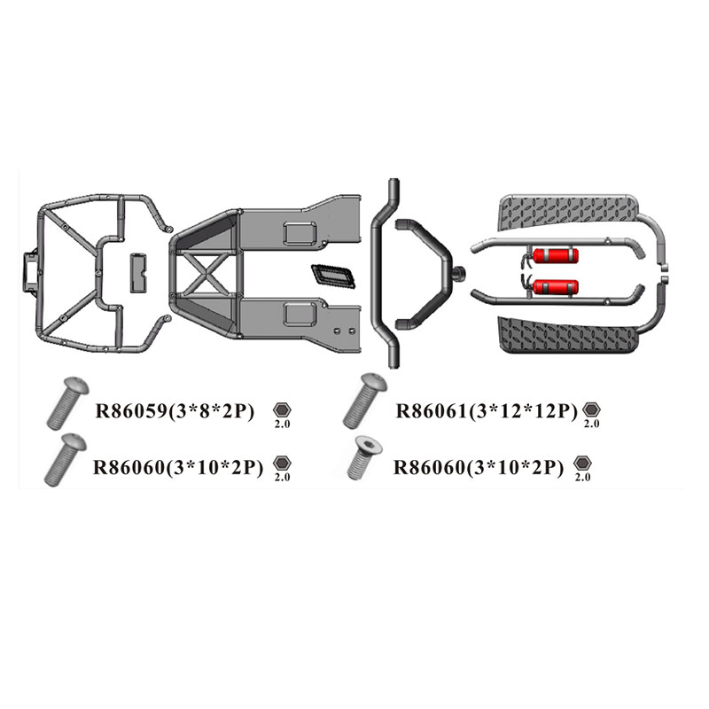Pezzi di ricambio RGT R86328 R - Rc Hobby Grade Crawler recensione e prezzo