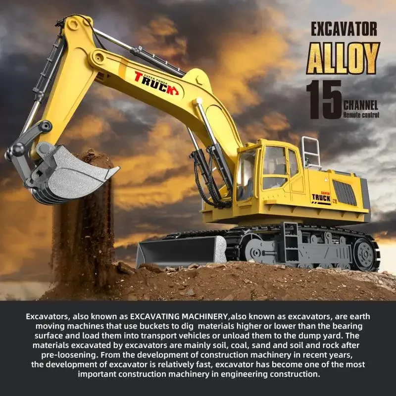 12/15/17CH Rc Escavatore Camio - Rc Excavator Hobby recensione e prezzo