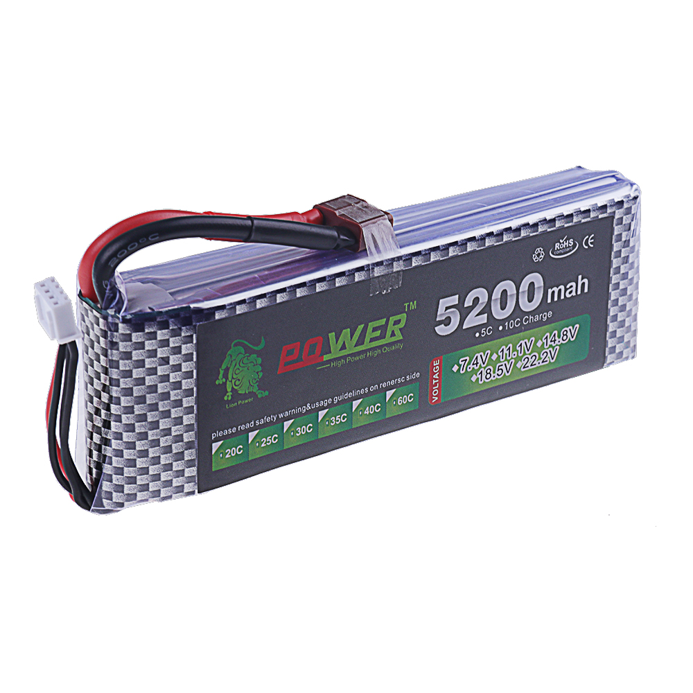 3S Lipo Batteria 11.1V 5200mah - Rc Hobby Drone recensione e prezzo