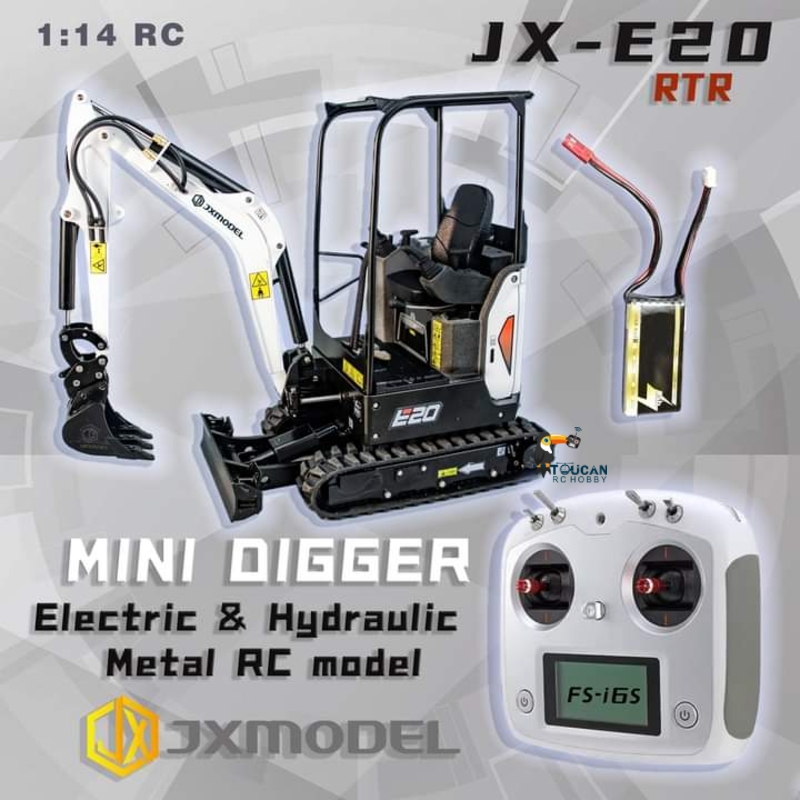 Mini Escavatore RC RTR JX E20  - Rc Excavator Hobby recensione e prezzo